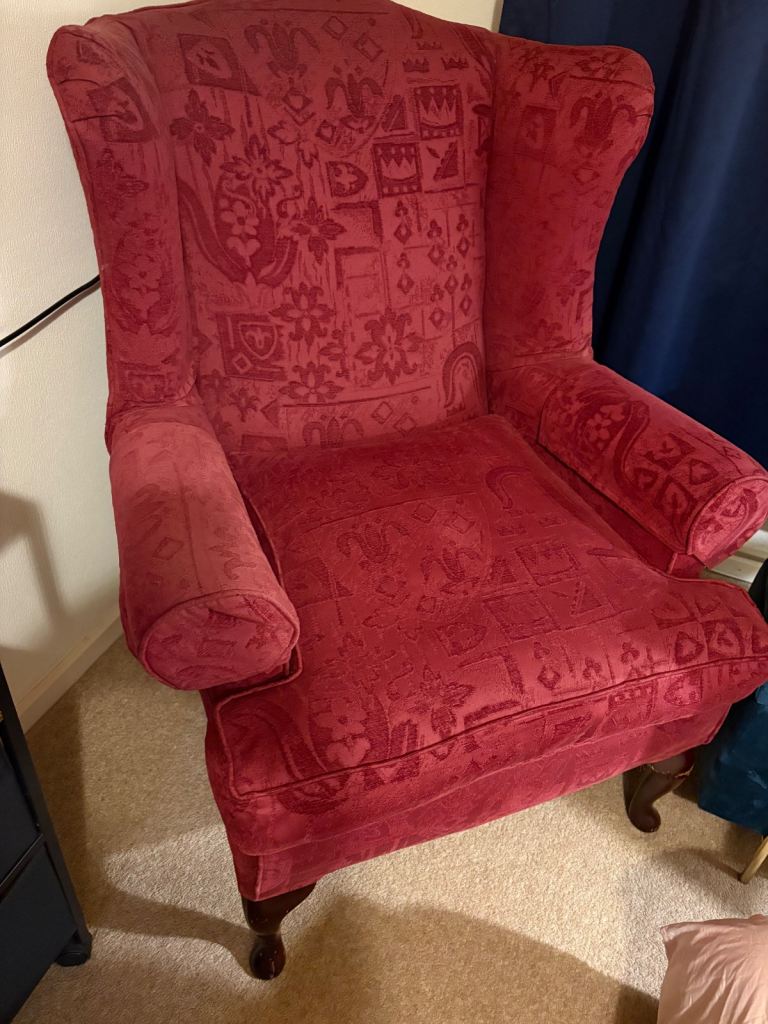 Winged Back Orthopedic Chair