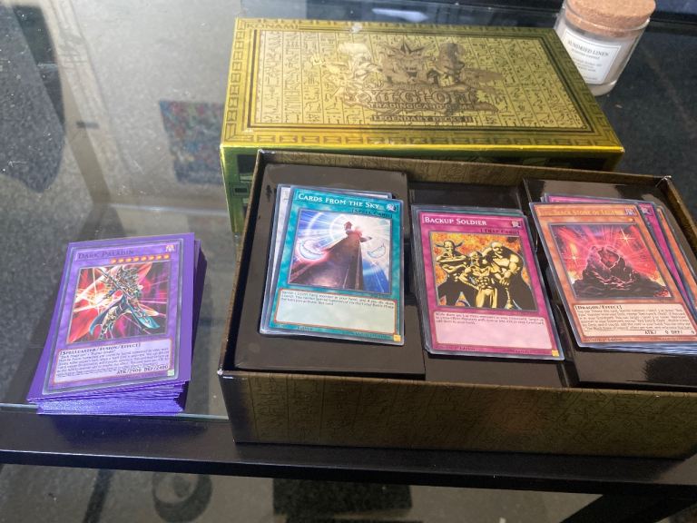 Yu-Gi-Oh! Cards with Gold Box – Good Condition