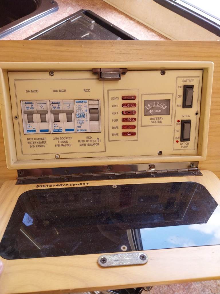 Bailey caravan switch panel 