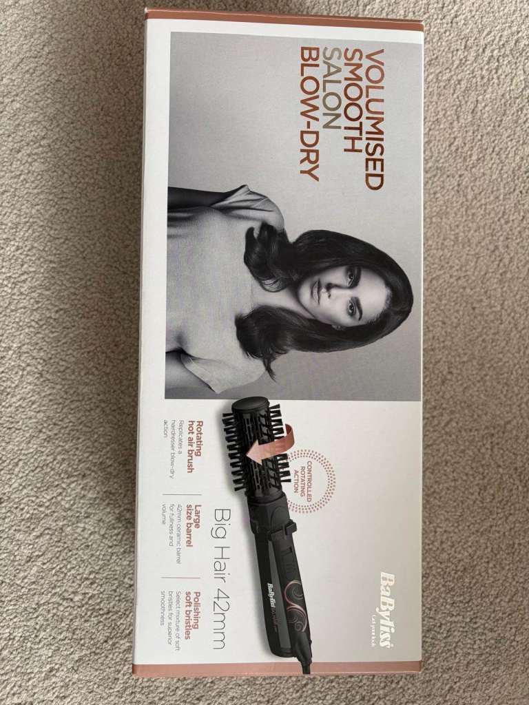 Babyliss Big Hair rotating hot air brush 42mm