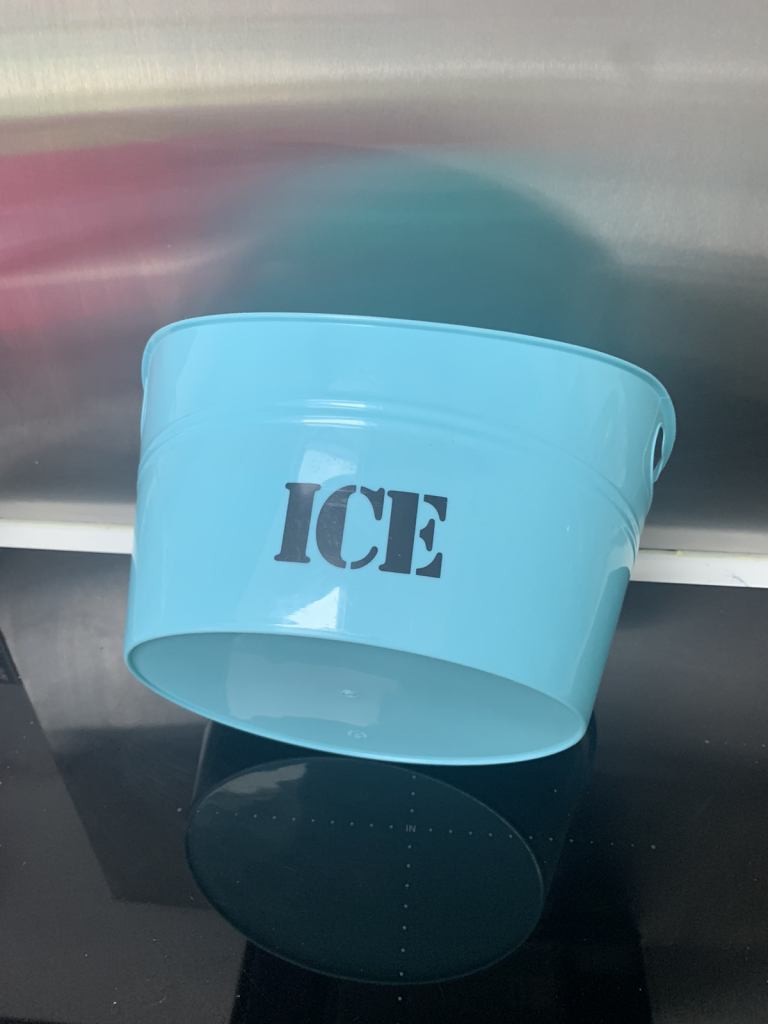 Plastic ice buckets