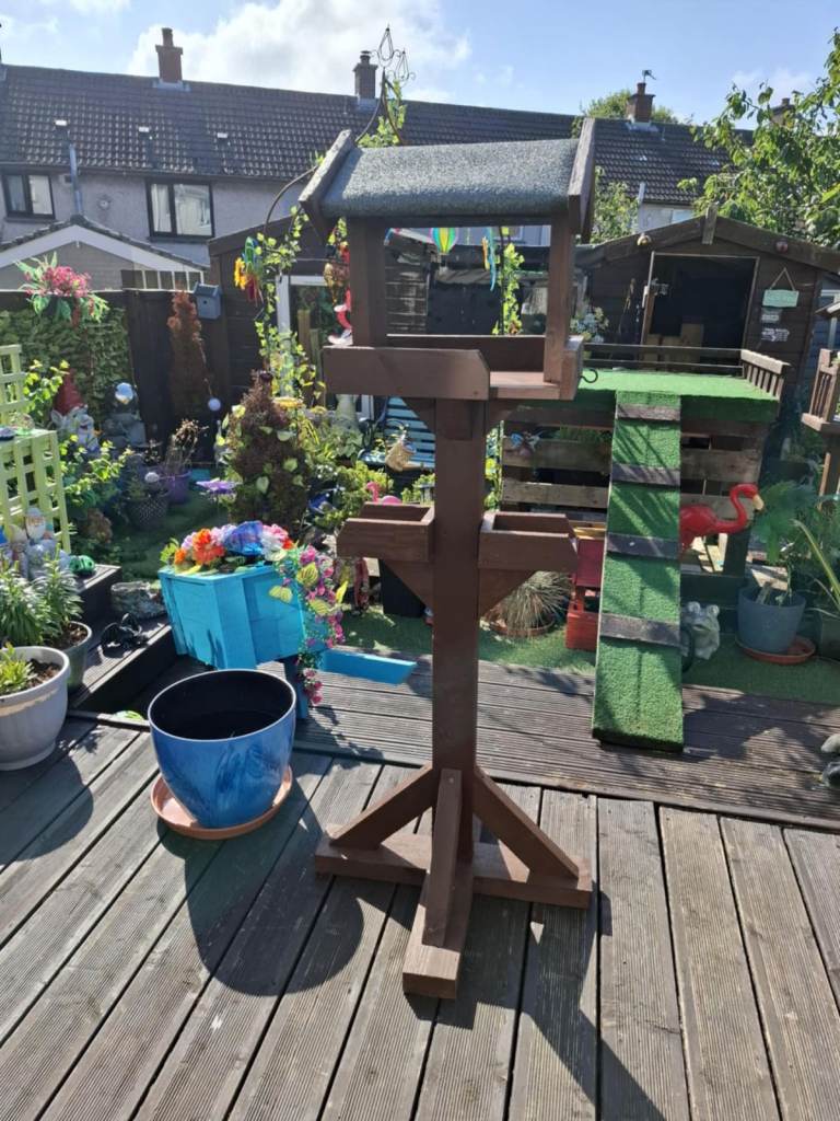 image for hand made bird table for sale