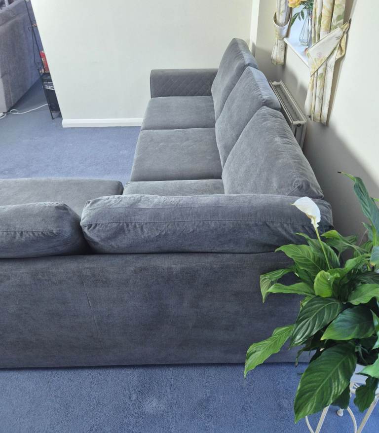 DFS Orka Left Hand Facing Arm Open End Corner Sofa RRP in Grey £879 *FREE LOCAL DELIVERY*