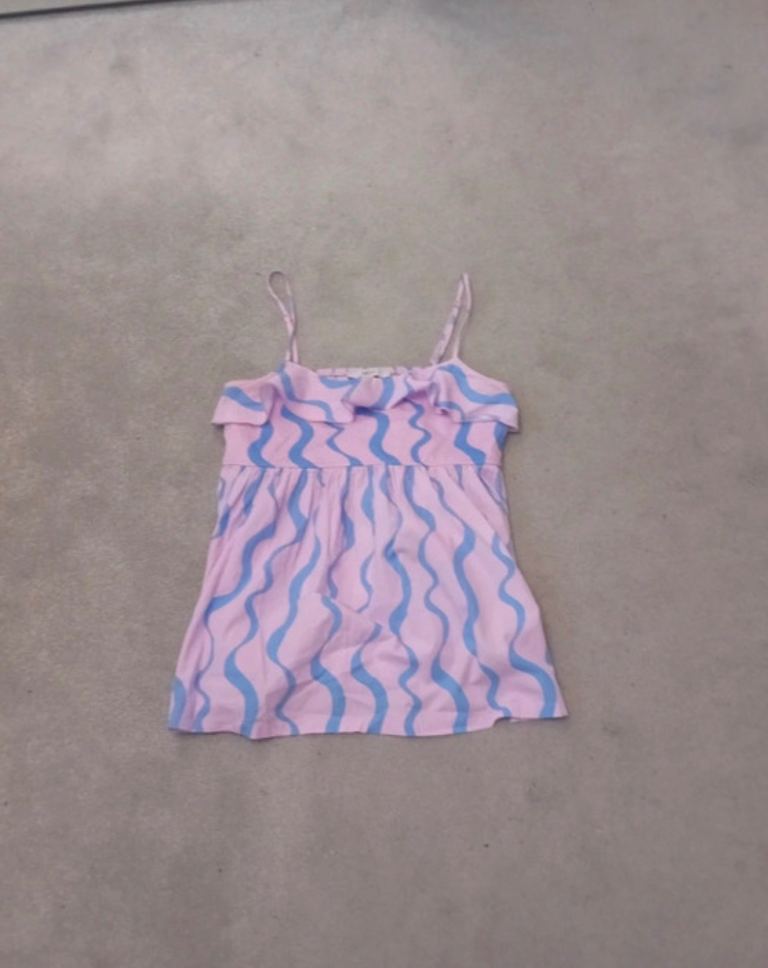 Purple and blue tank top