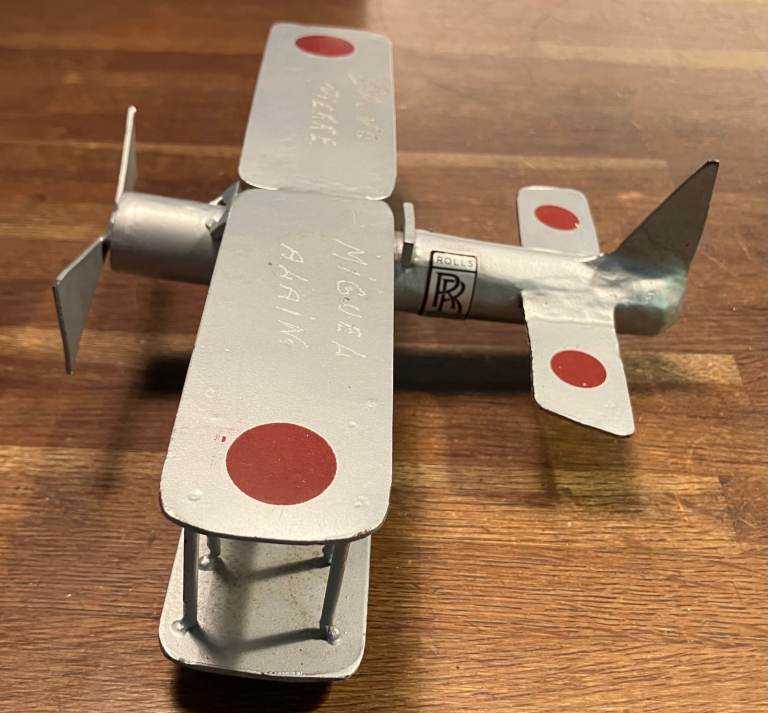 VINTAGE MODEL BI- PLANE - UNIQUE PIECE 