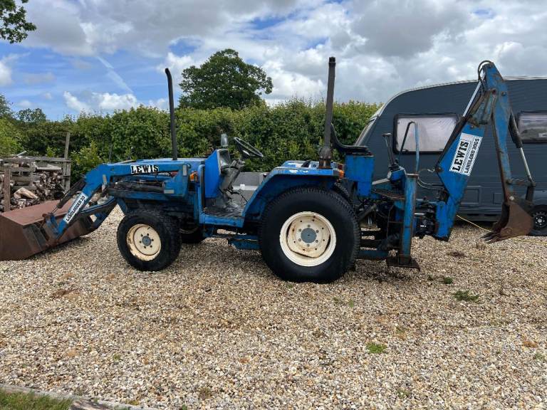 Iseki Compact Tractor with Backhoe and Front Loader