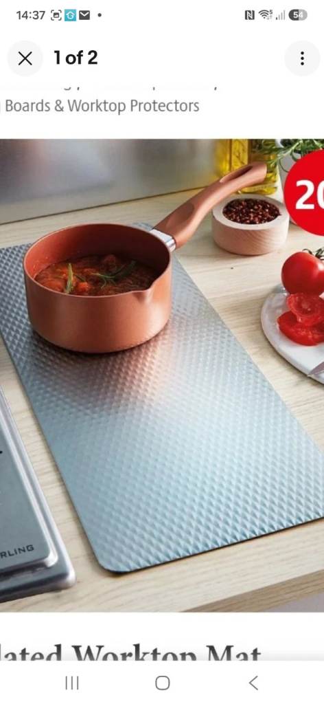 New Heatproof Kitchen Worktop Protector Mat