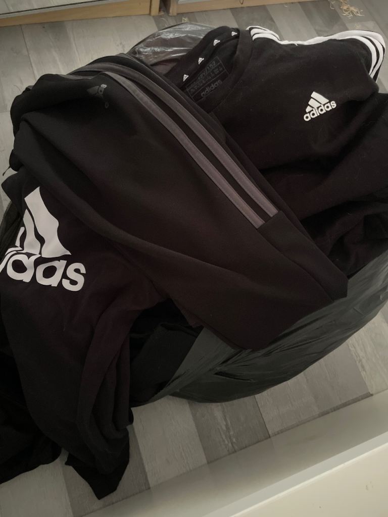 Black bag full of boys 11-12 branded clothes