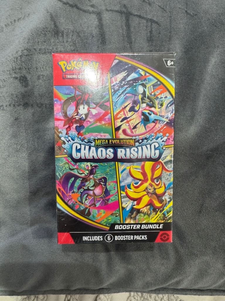 Pokemon Mega Evolution Chaos Rising Booster Bundle – New