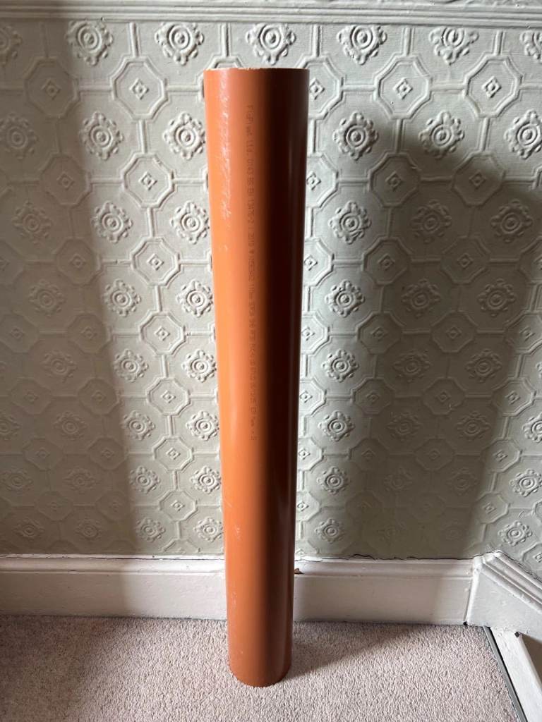 0.90M / 35" FLOPLAST 110MM / 4" SOIL PIPE TERRACOTA OFF CUT
