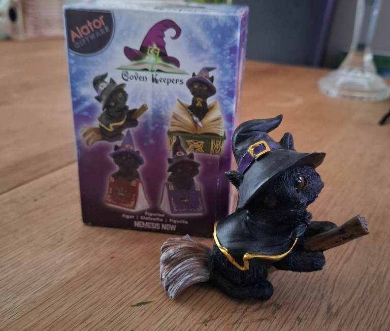 Coven Keepers Tabitha Witch Cat Ornament 