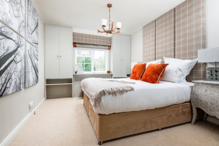 Lovely rooms in a country house 