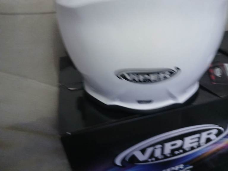 New in box white Viper Blinc helmet Medium size 