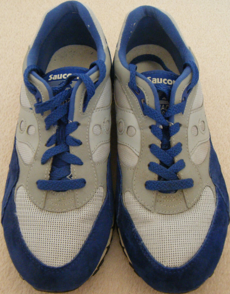 Saucony Shadow 6000 (70125-2) Men's Grey / Blue Running Shoes UK 8 