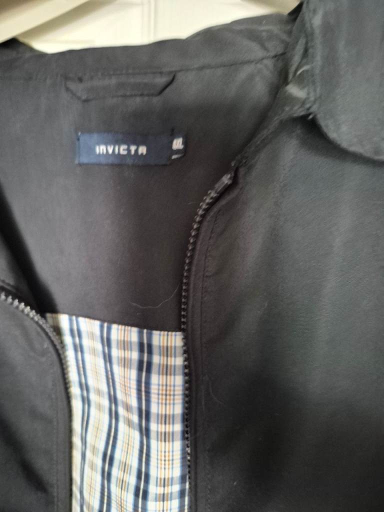 Invicta Black Casual Jacket - Size 4XL, Good Condition