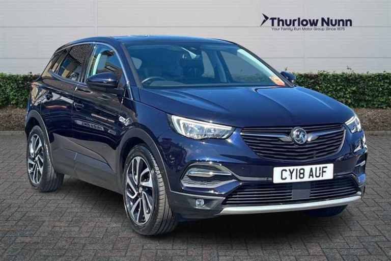 2018 Vauxhall Grandland X Elite NAV 1.2 Turbo Automatic Start/Stop (130ps) SUV Petrol Automatic