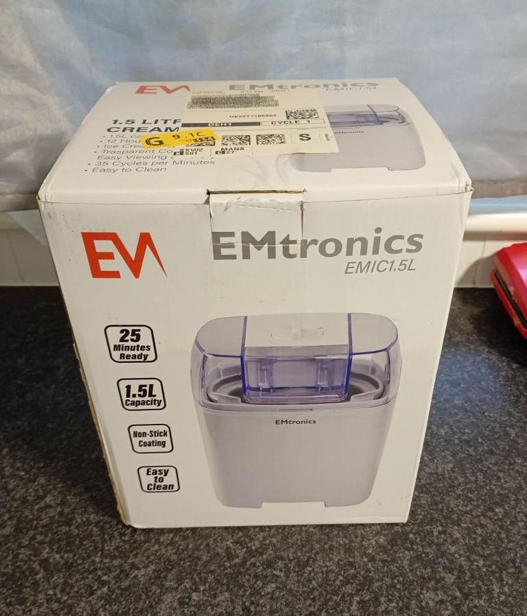 EMtronic ice cream maker 1.5l