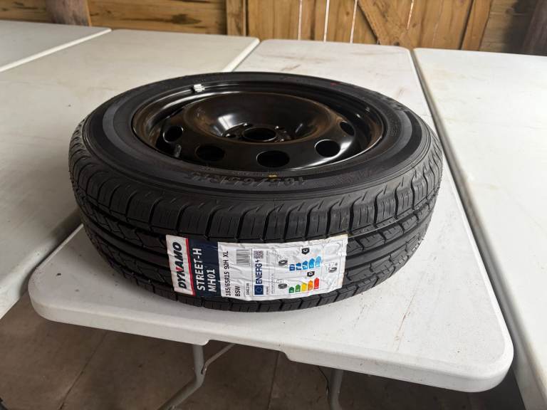 Brand new spare tyre for VW Polo Evo