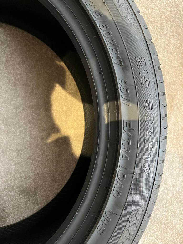 Two Brand New Hilo Tyres 215/50Z R17