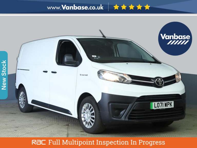 2022 Toyota ProAce 75kWh Icon Medium Panel Van 6dr Electric Auto MWB (7kW OBC) (136 bhp) Panel Va...