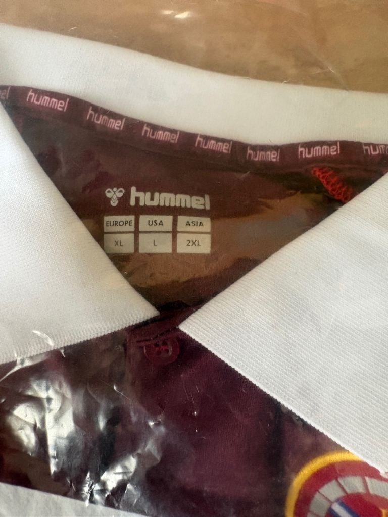 Hummel Football Shirt - Hearts’ Home Top 2026/2027 Season, Size XL, New