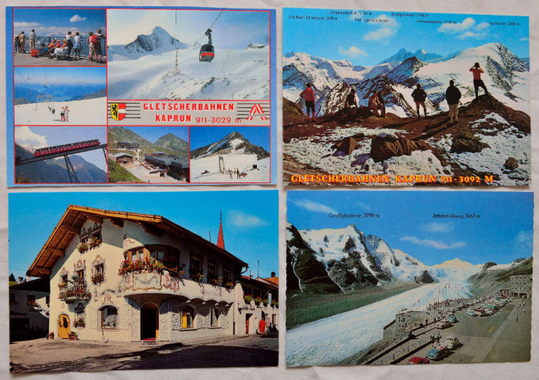 34x assorted vintage (1980s) unused postcards from Austria, mint