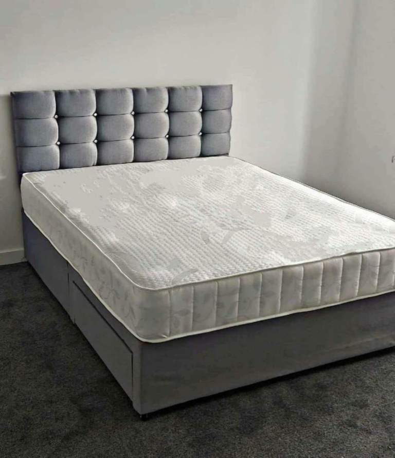 CLEARANCE SALE BEDS WITH MATTRESSES | Divan Double (Single + King Size) Bed+Mattress