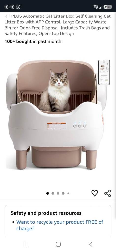 Automatic litter tray