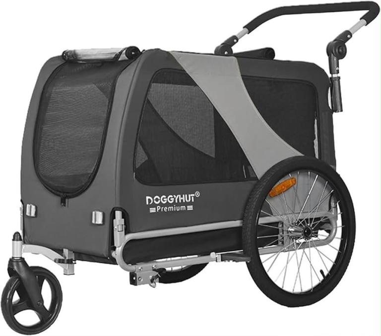 Doggyhut Premium Pet Stroller and Bicycle Trailer for Dogs/  Price £99