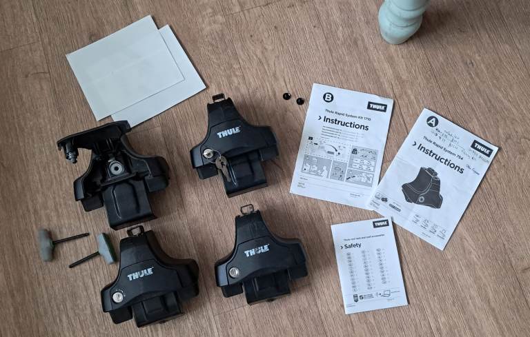 Thule Rapid system Kit 1710 & 754 to fit a VW Golf Vii (14) 5 door hatchback