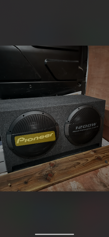 Pioneer TS-WX1220AH Twin 12” Active Subwopfer