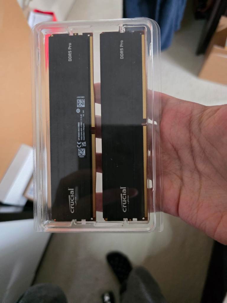 Crucial Pro DDR5 RAM 32GB Kit (2x16GB) 6000MHz