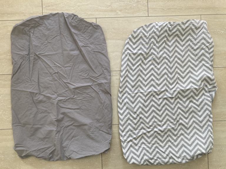 Assorted fitted cot sheets, cot mattress protectors  from £5