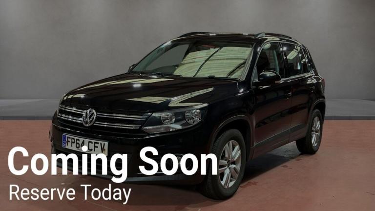64 VOLKSWAGEN TIGUAN 2.0 TDI BLUEMOTION TECH S DIESEL SUV 5DR BLACK 2 OWNERS 