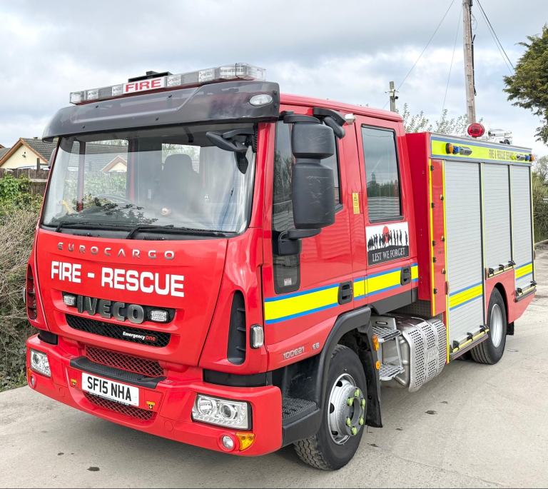 2015 IVECO EUROCARGO 100E21 FIRE ENGINE CREW CAB 10 TON RECOVERY 24,000 MILES!!