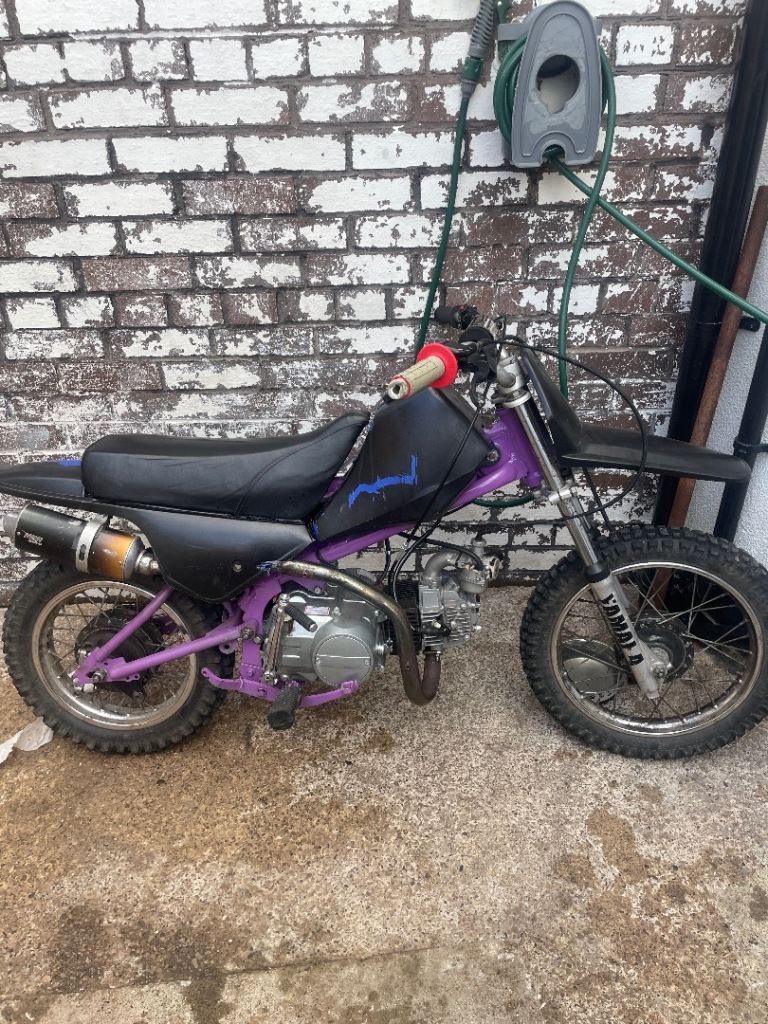 Pw80 frame with 125 pitbike engine