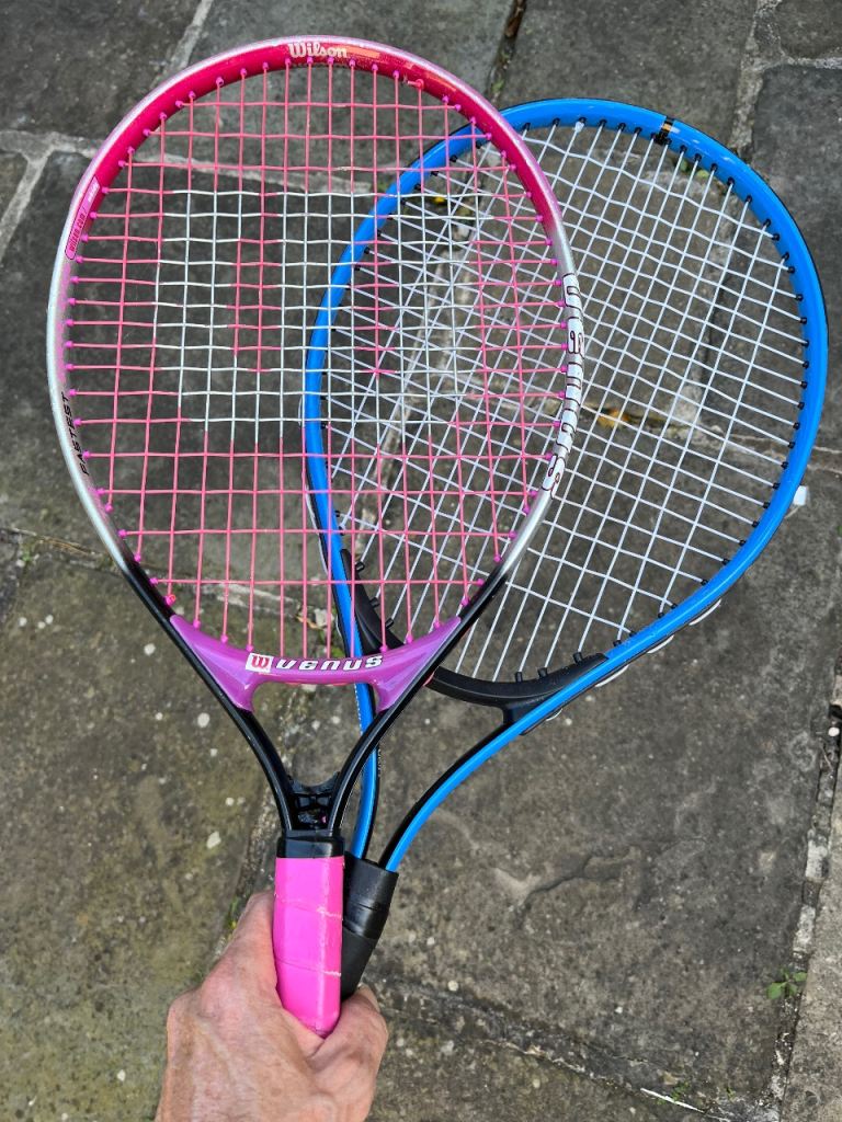 Free: 2 kids tennis rackets 