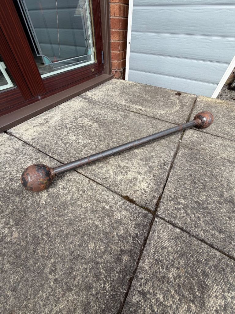 14kg Vintage Cast Iron Dumbbell Barbell Weight