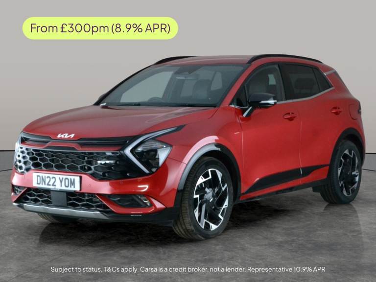 2022 Kia Sportage 1.6 T-GDi MHEV GT-Line SUV 5dr Petrol Hybrid DCT Euro 6 (s/s) (148 bhp) - L Suv...