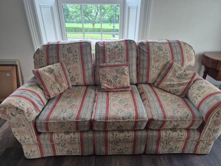 Comfortable Fabric Sofa and Armchair Set – Good Condition
