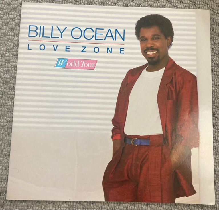 Billy Ocean autographed Love Zone World Tour  program 