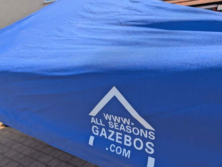 All Seasons Gazebos Blue Canopy & Frame - Good Condition