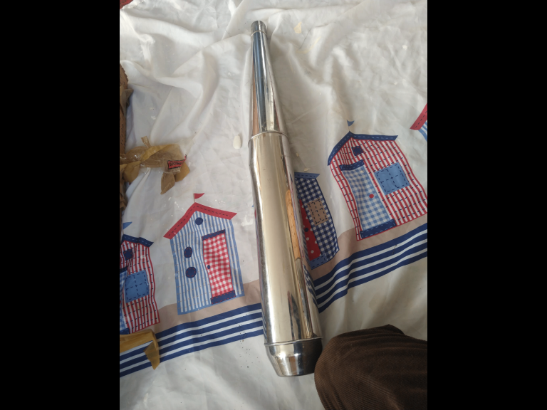 Keihan stainless steel silencer exhaust 38 mm left side for BMW motorcycle