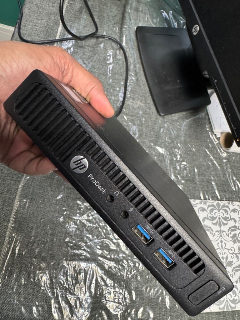 image for HP ProDesk 400 G2 Desktop Mini PC (i5, 4GB Ram, 500GB HDD) Fully Working with original HP adapter