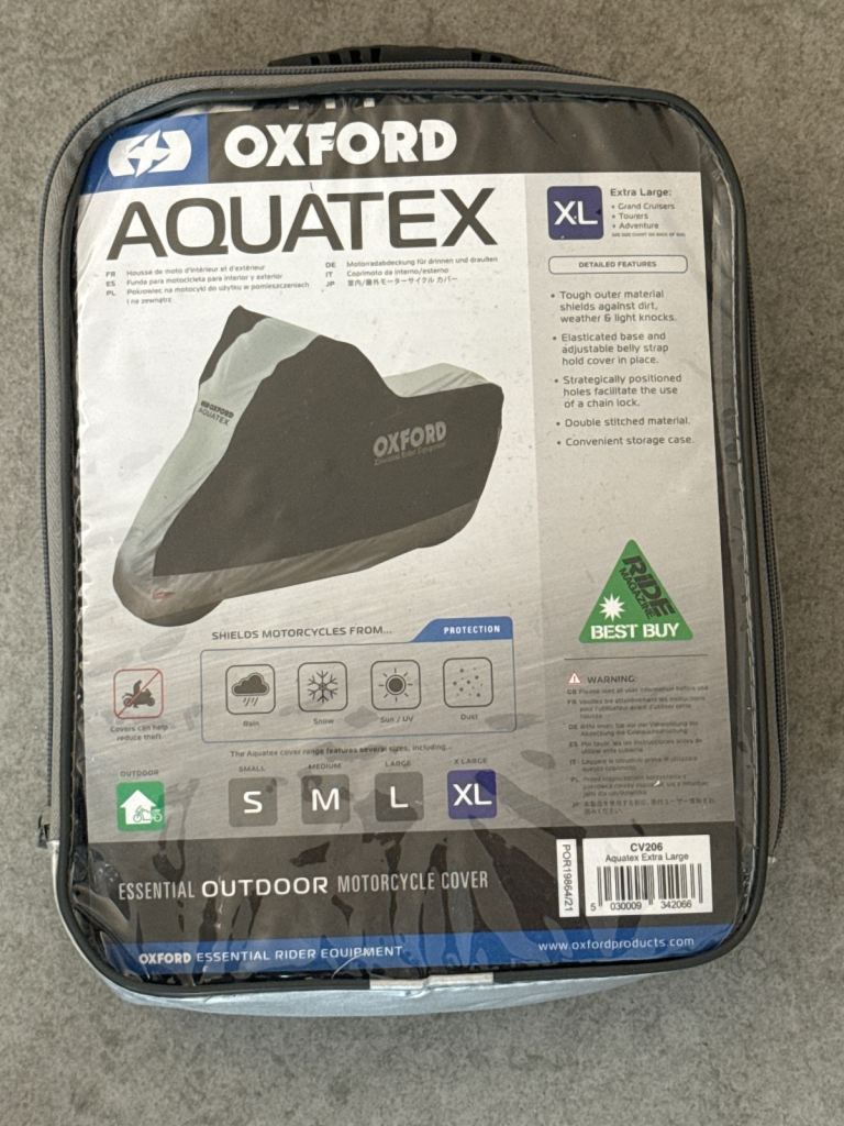 Oxford Aquatex Motorcycle cover