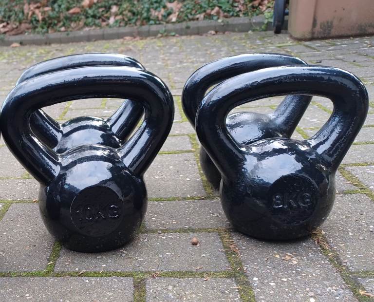 8KG, 10KG CAST IRON KETTLEBELLS - Brand New - Price varies
