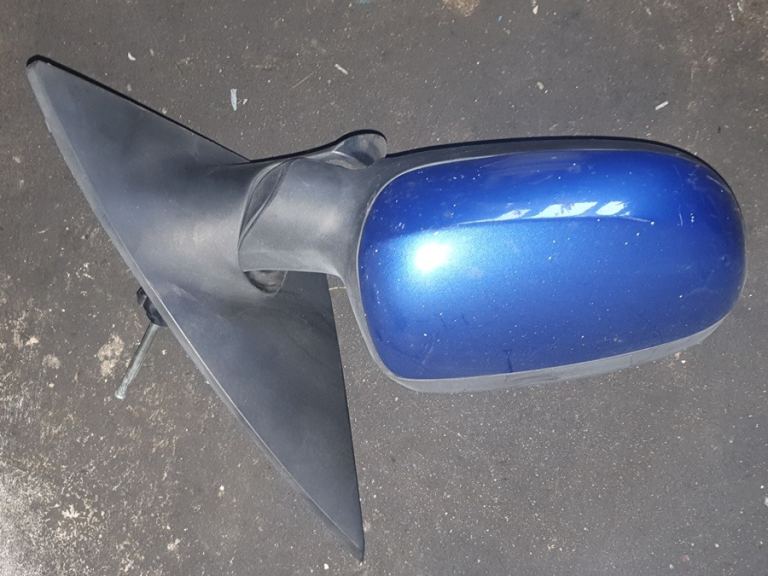 Vauxhall Corsa C Right Side Wing Mirror Blue 2003