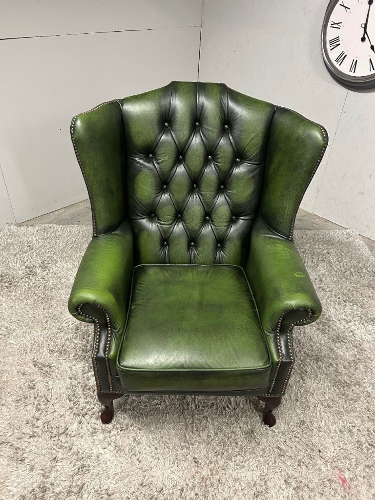 CHESTERFIELD QUEEN ANNE CHAIR DELIVERY AVAILABLE 