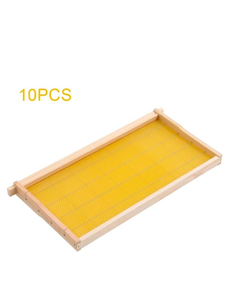 20x Assembled Langstroth Super & Brood Bee Hive Beekeeping Frames and Foundation ( New