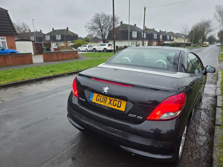2012 peugeot 207 cc Convertible 12 months Mot
